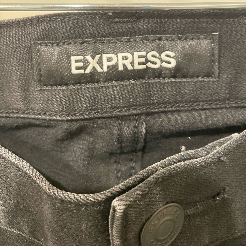 Express Skinny Black 4-Way Stretch Jeans (29x32) - Picture 4 of 5